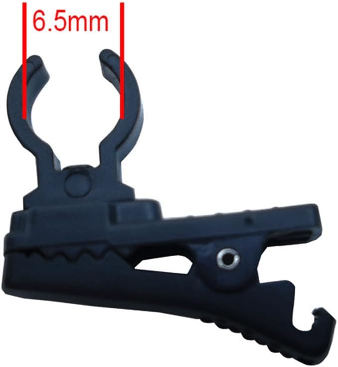 Amykite 2pc ABS Plastic Lavalier Microphone Tie Clip for S Ony UWP for Sennheiser for S aramonic for Shure for Boya Buckle Lavalier Mic Clip (6.5mm) - Image 2